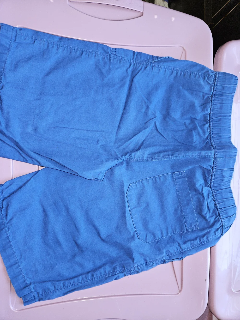 Carter's Bright Blue Elastic-Waist Drawstring Athletic Shorts